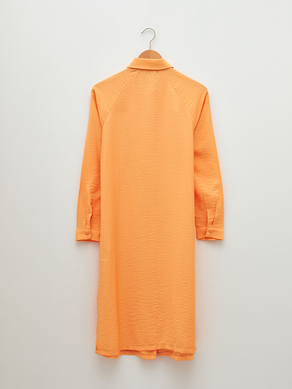 Plain Long Sleeve Women's Shirt Tunic-6