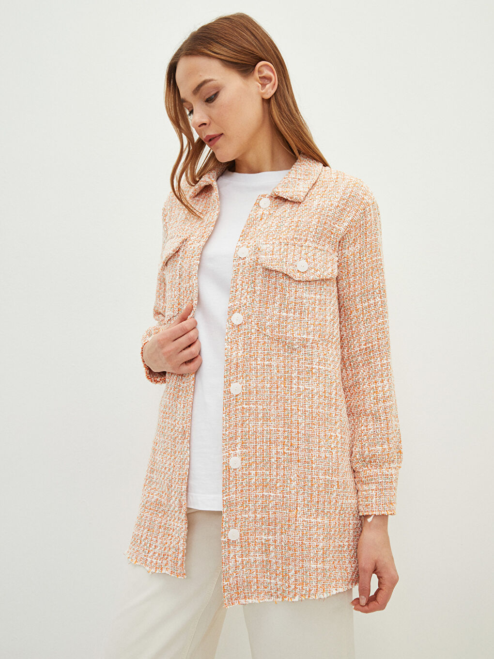 Žena NARANČASTA Tunika-1