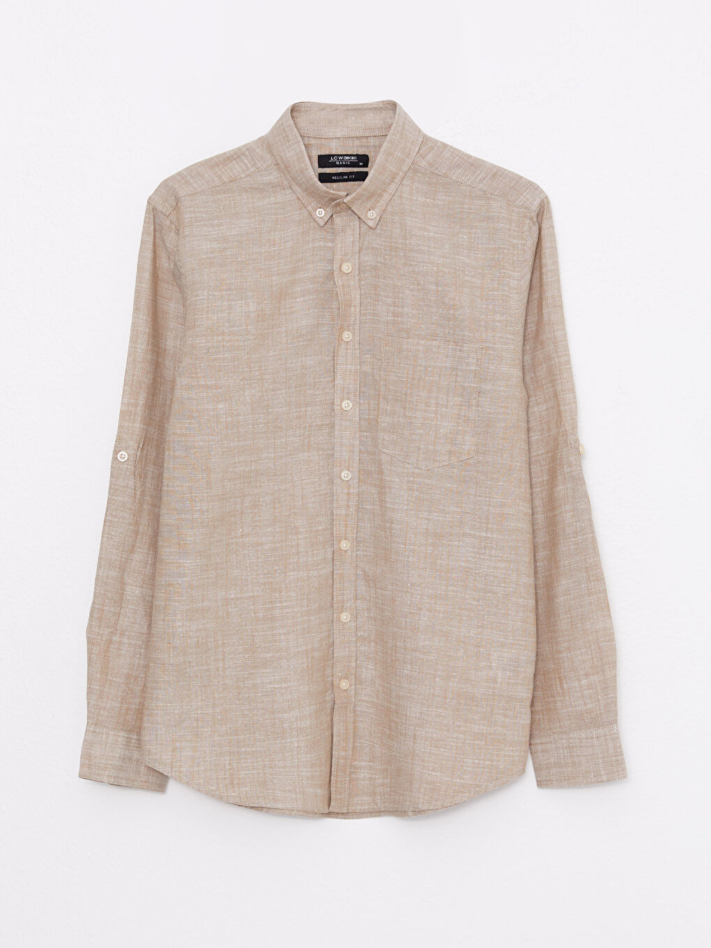 Cămașă Regular Fit Pentru Bărbați Cu Mâneci Lungi-5