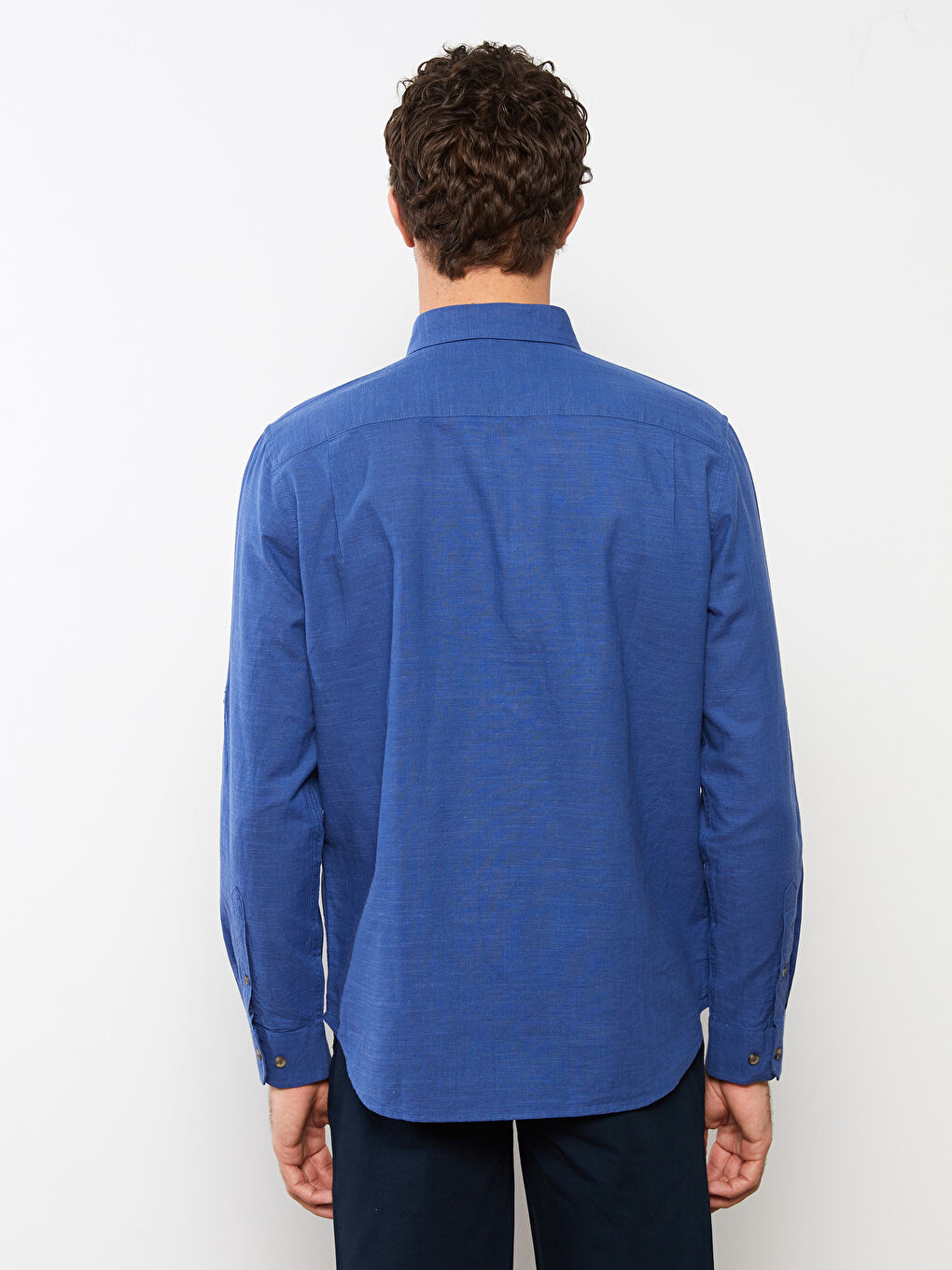 LCWAIKIKI Basic Regular Fit Uzun Kollu Erkek Gömlek -S2DQ01Z8-DP7