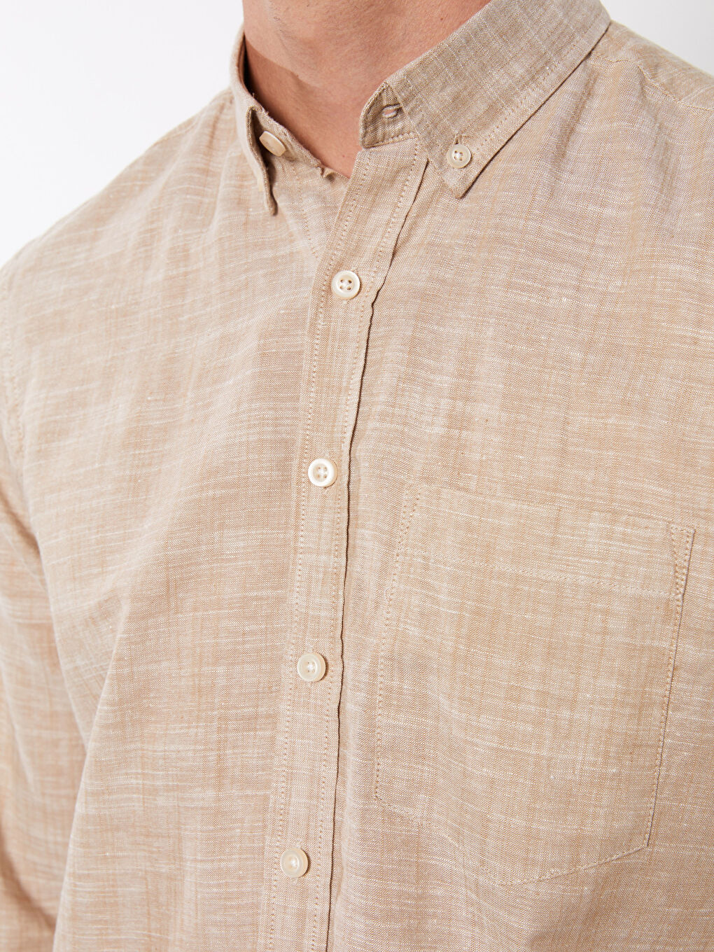 Cămașă Regular Fit Pentru Bărbați Cu Mâneci Lungi-3