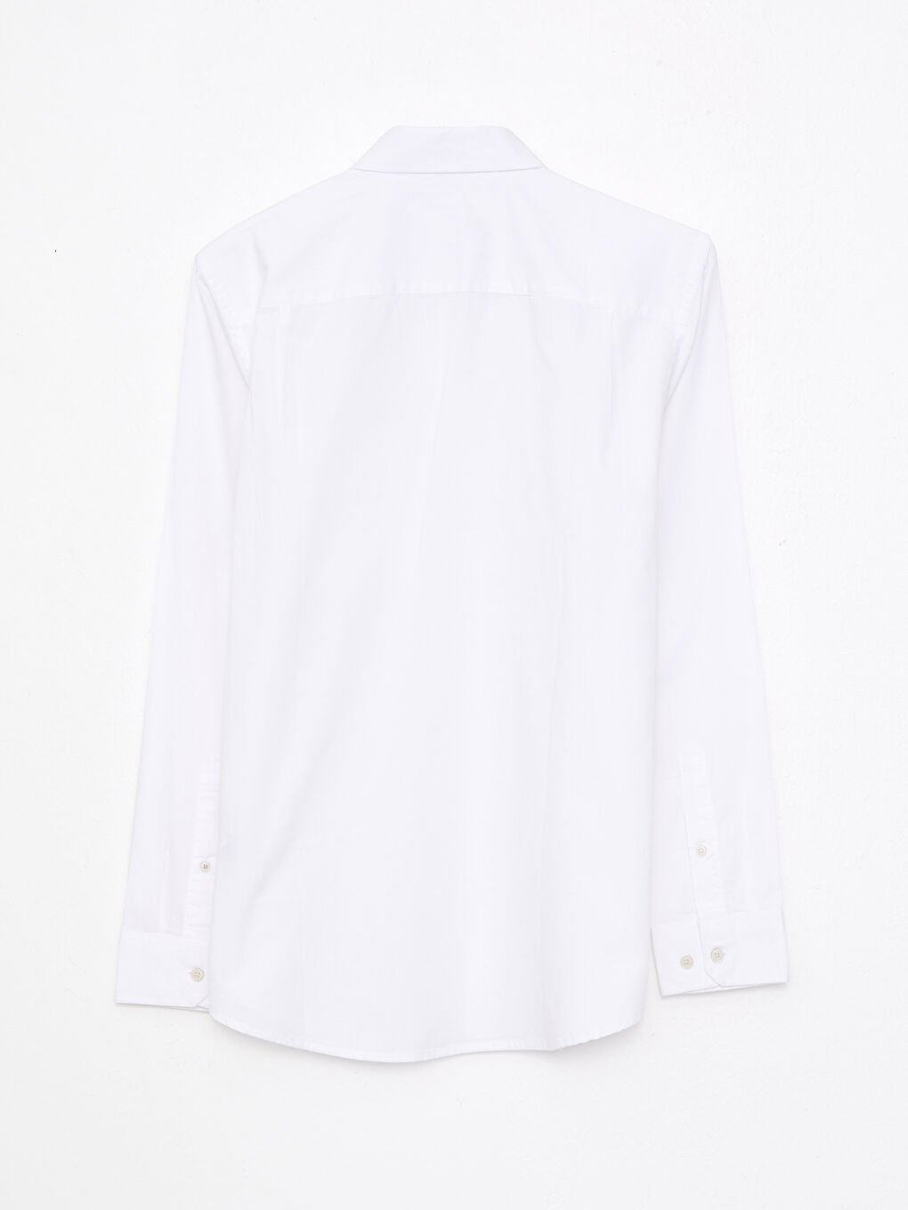Regular Fit Long Sleeve Oxford Men's Shirt-6
