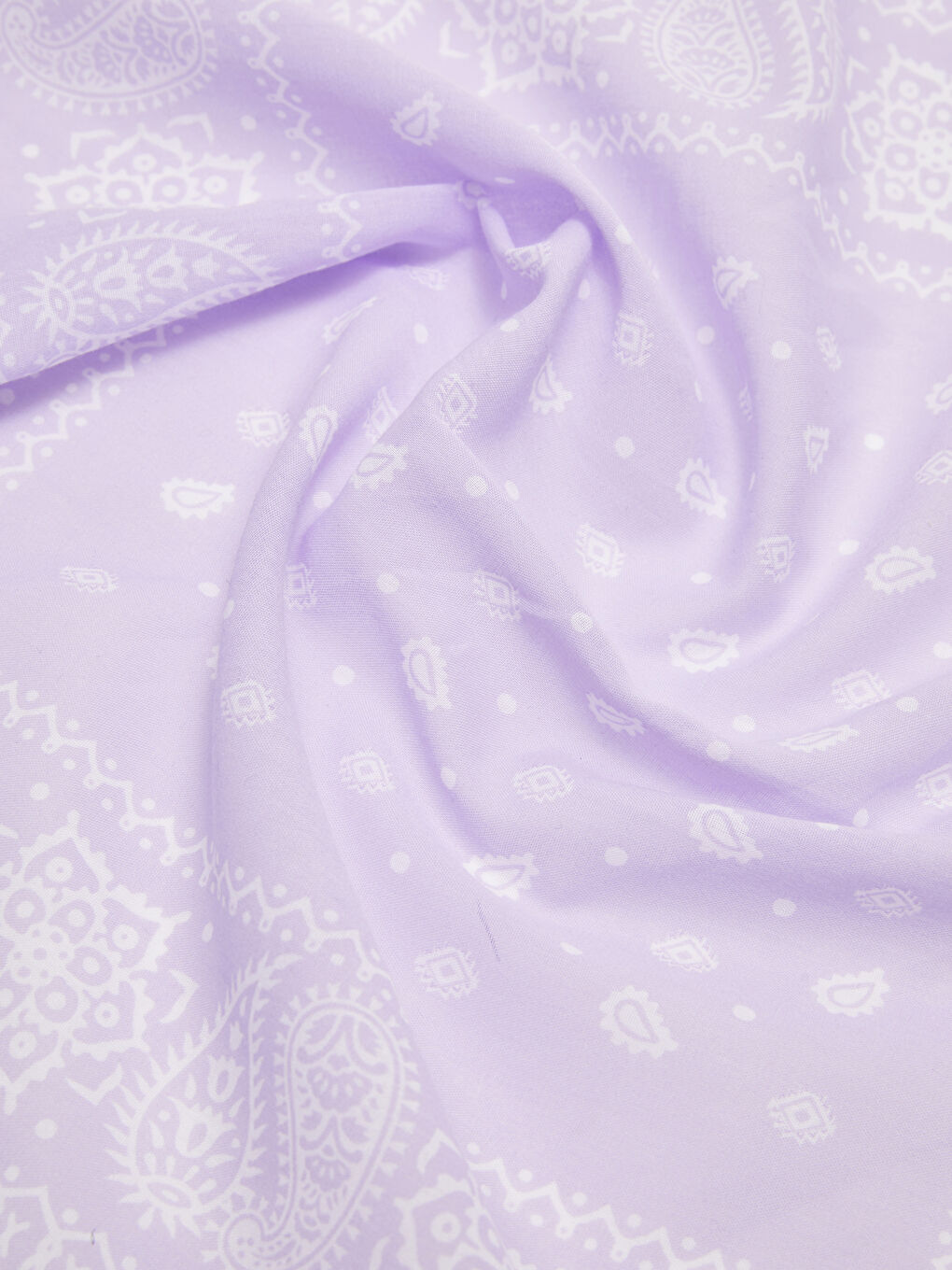 Lila Baskılı Bandana 2'Li-9