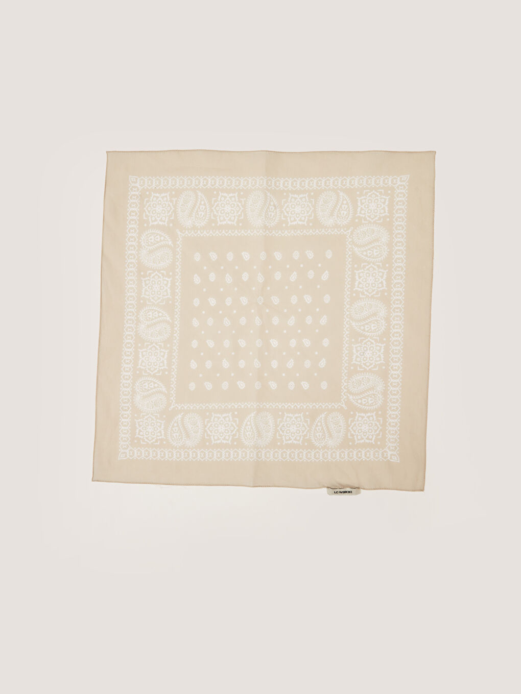 Mavi Baskılı Kadın Pamuklu Bandana 2'li-6