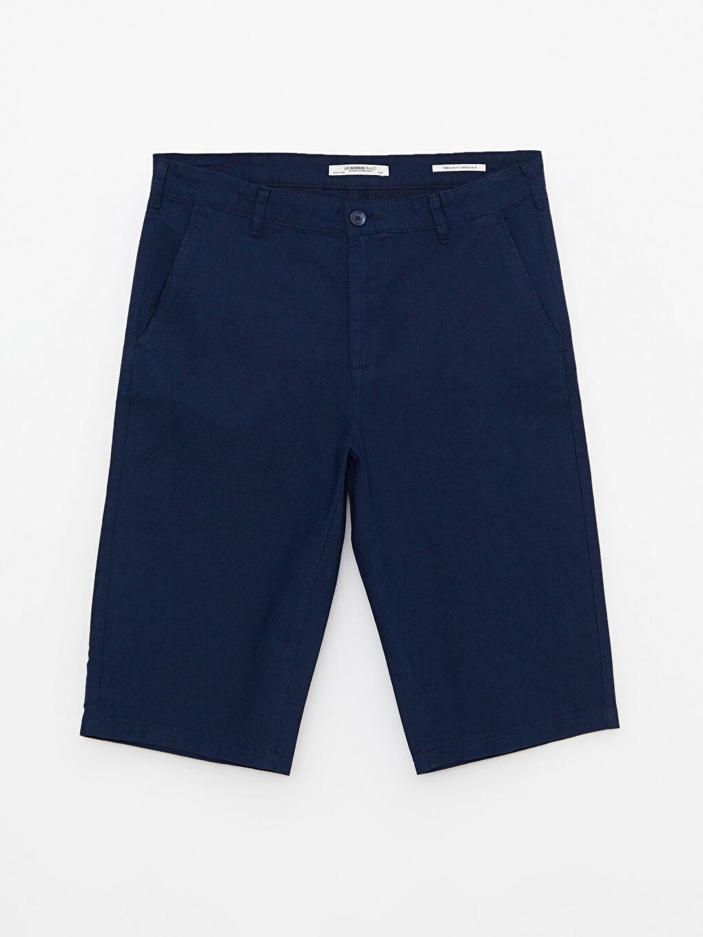 Lacivert Geniş Kalıp Erkek Şort-5