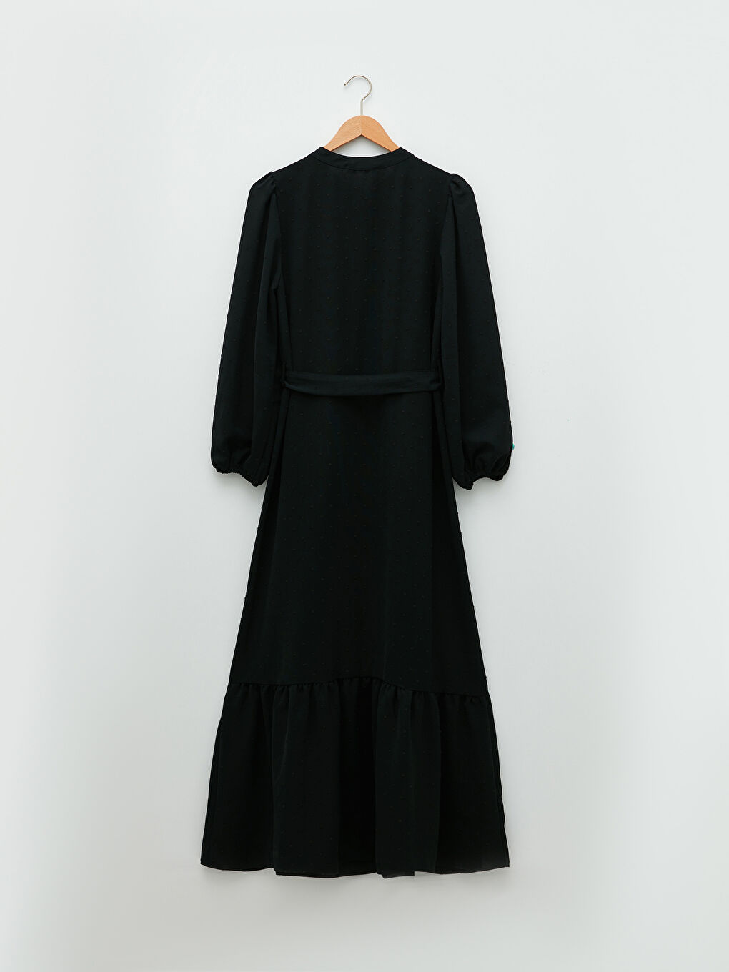 Robe à Col Mao à Motifs à Manches Longues pour Femmes-6