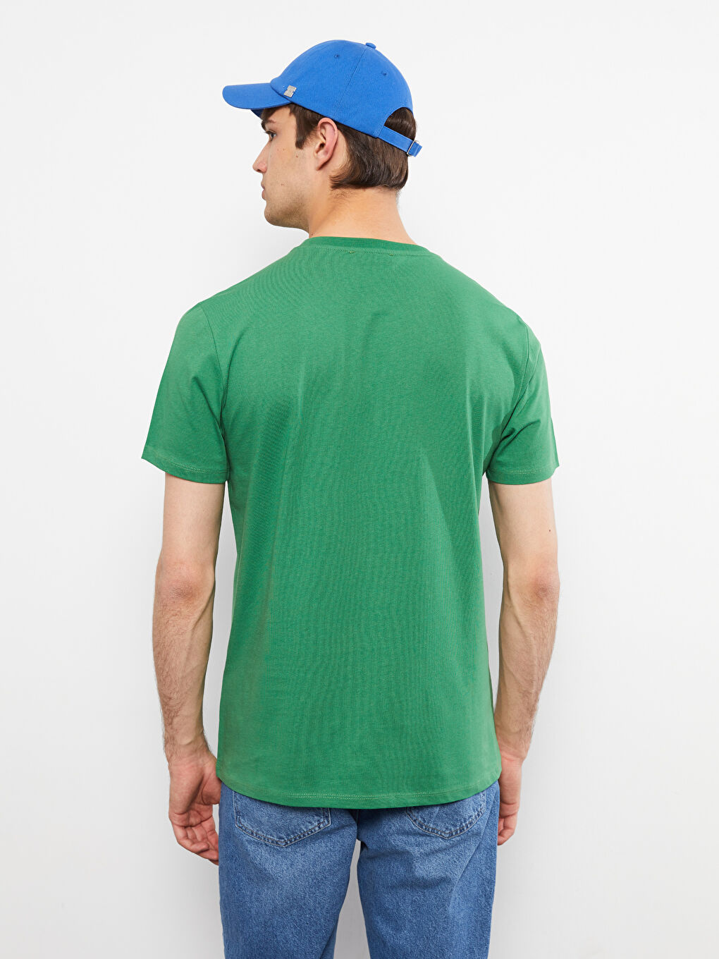 Футболка Мужская с Круглым Вырезом, Коротким Рукавом, С Принтом, Из Гребенного Хлопка-4