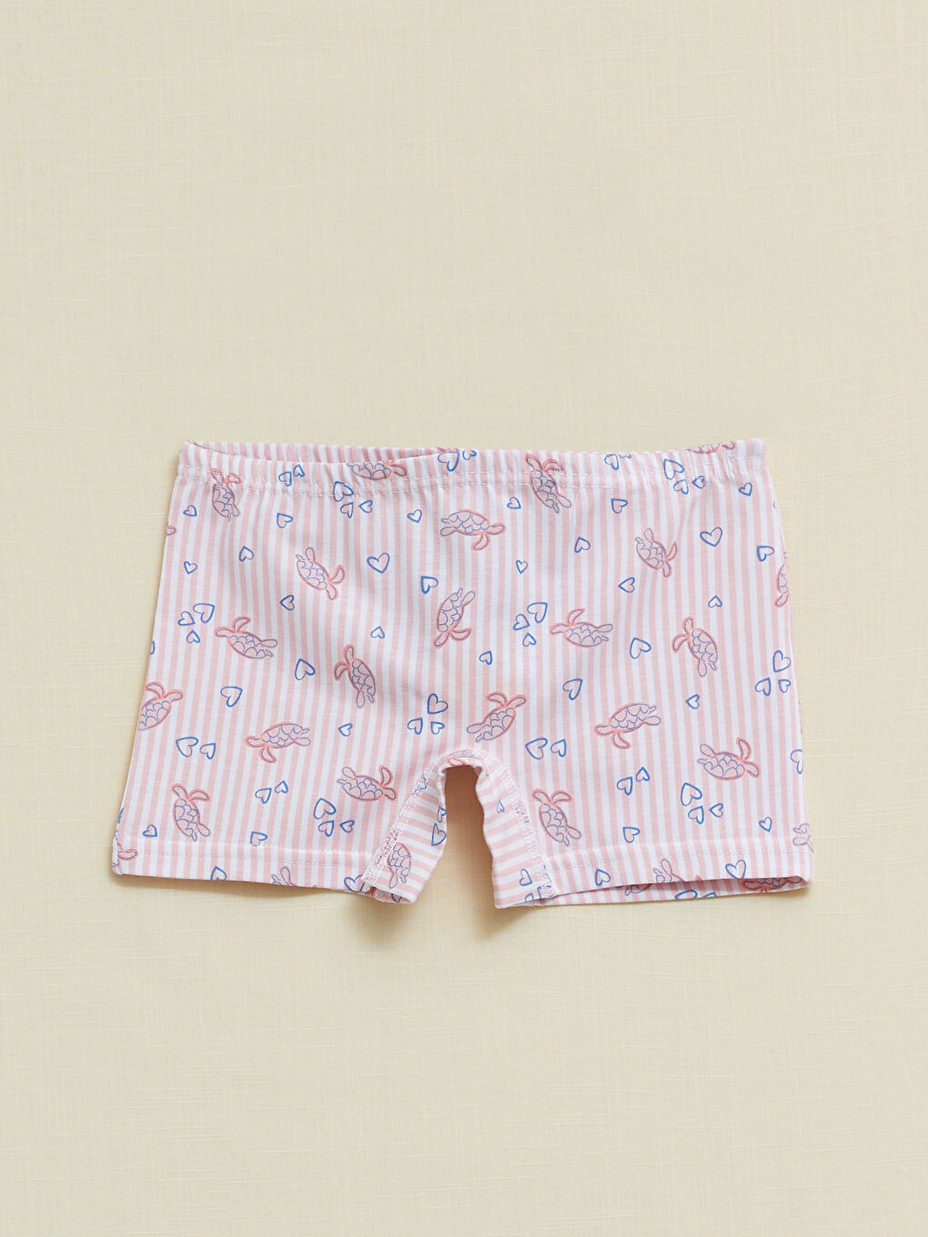 سراويل بوكسر مطبوعة للبنات - ٣ قطع-1