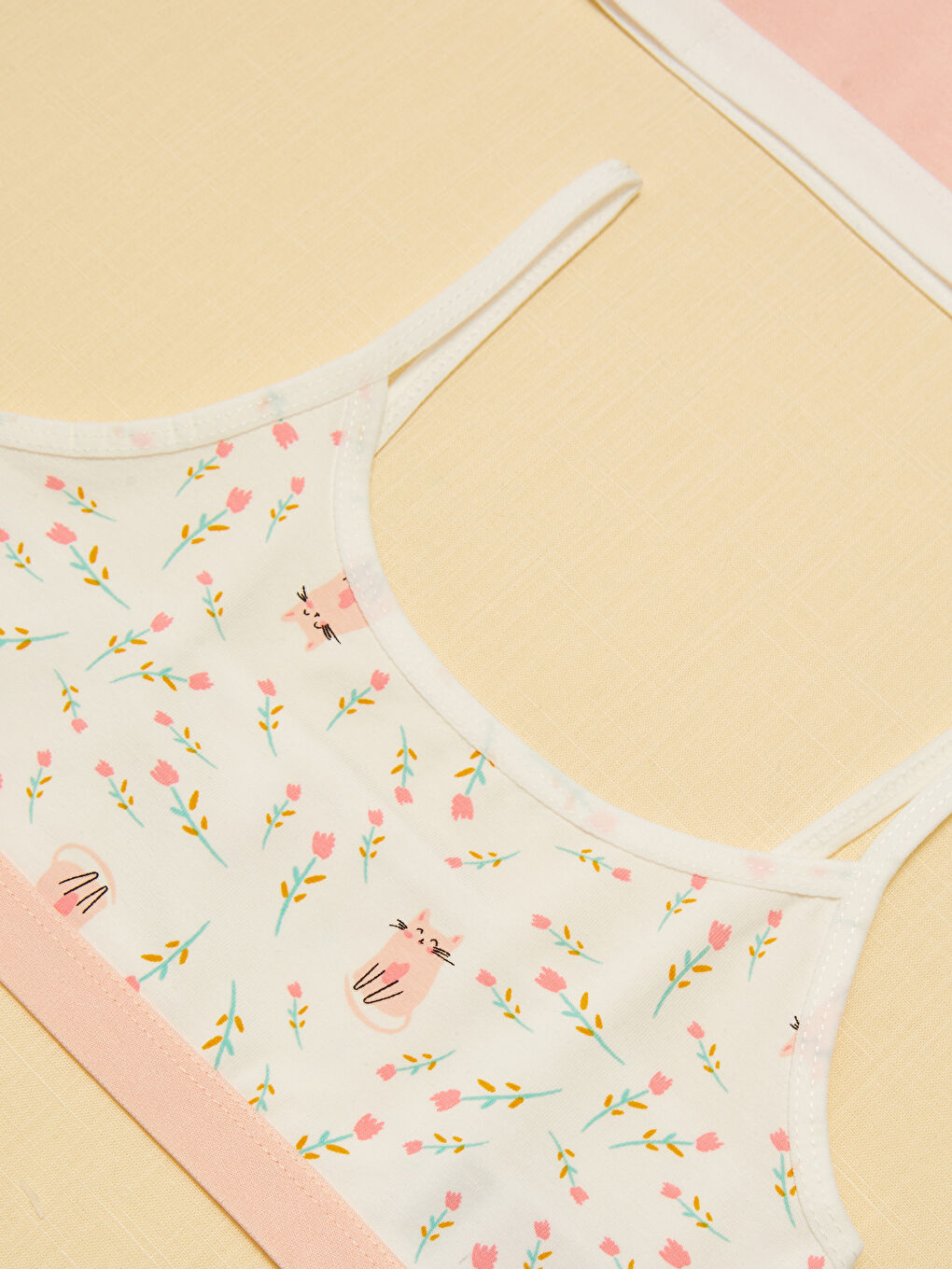 Printed Strappy Girls' Bustier Top 2 Pack-2