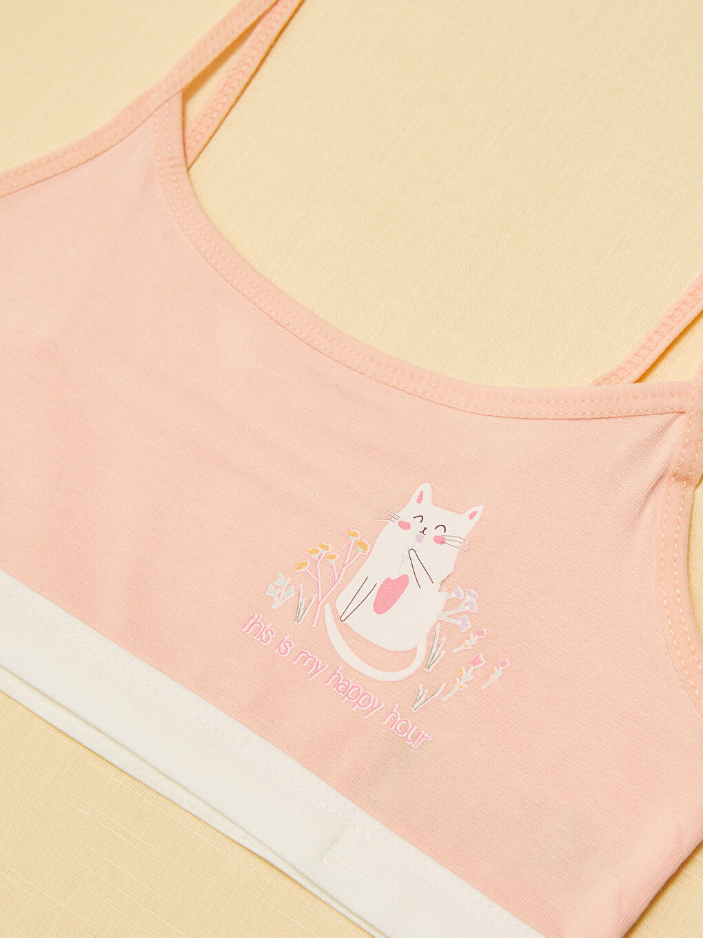 Printed Strappy Girls' Bustier Top 2 Pack-3