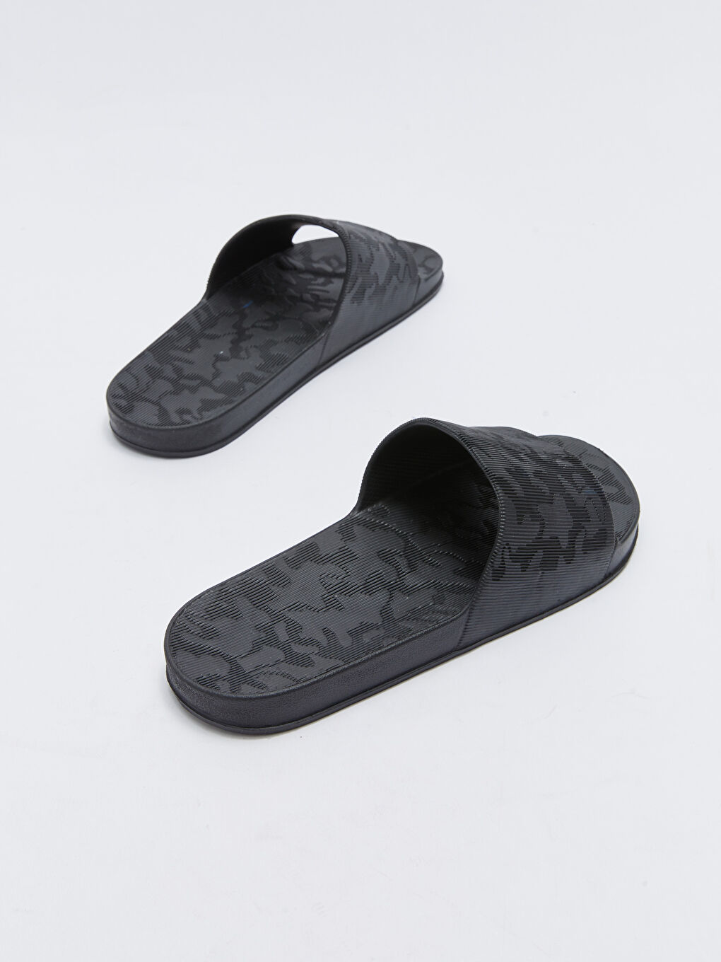 Pantoufles pour Hommes à Bande Unique Motif Camouflage-4