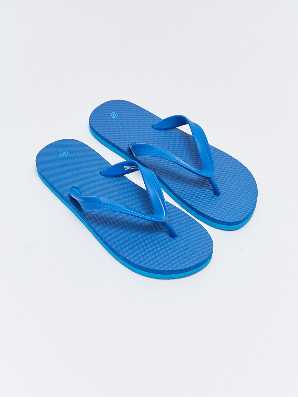 Mavi Düz Parmak Arası Erkek Plaj Terliği