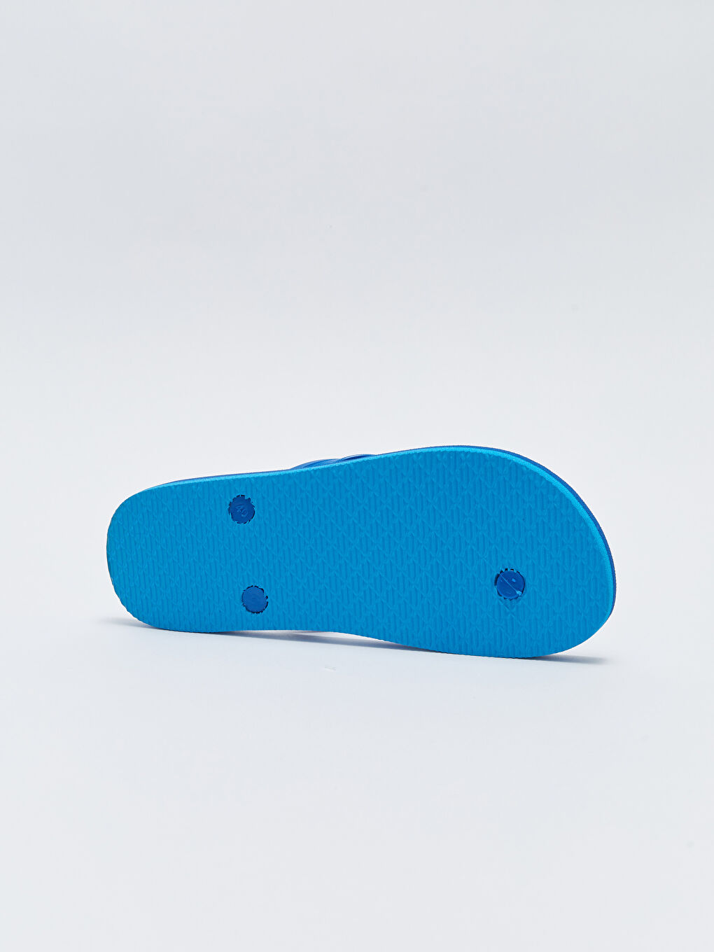 Mavi Düz Parmak Arası Erkek Plaj Terliği-3