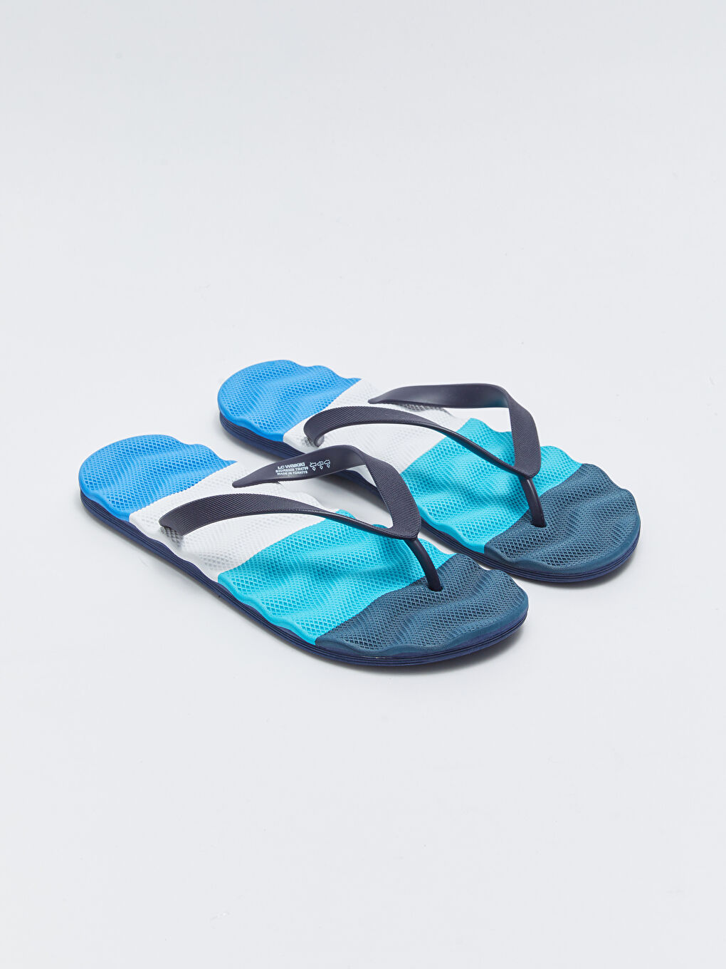 LCW STEPS Color Block Flip-Flops Men's Beach Slippers -S2DR63Z8-CYK