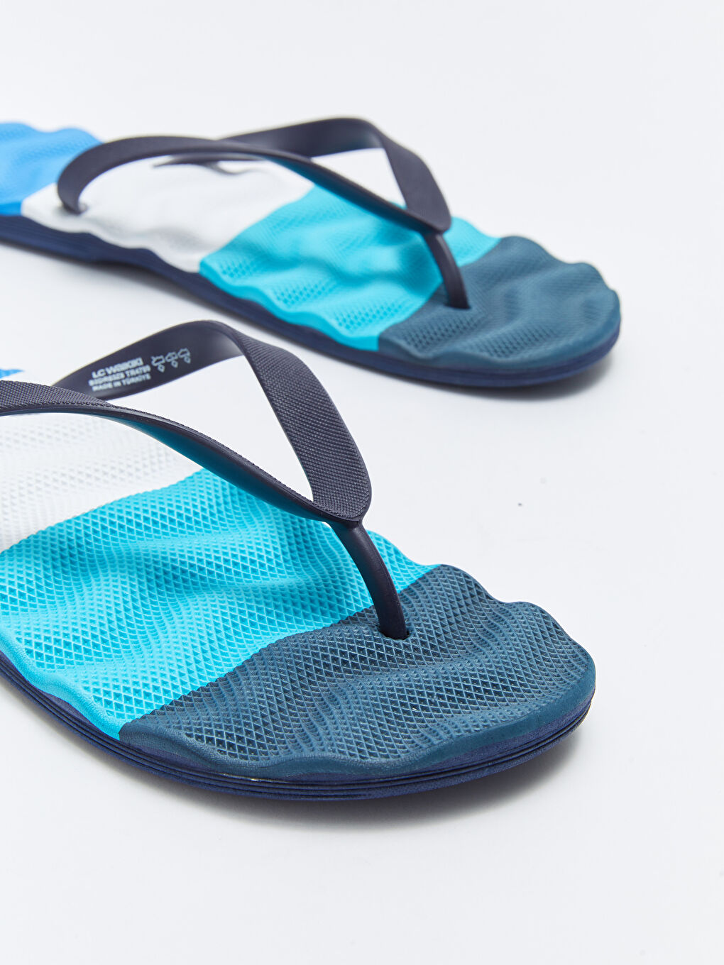 LCW STEPS Color Block Flip-Flops Men's Beach Slippers -S2DR63Z8-CYK