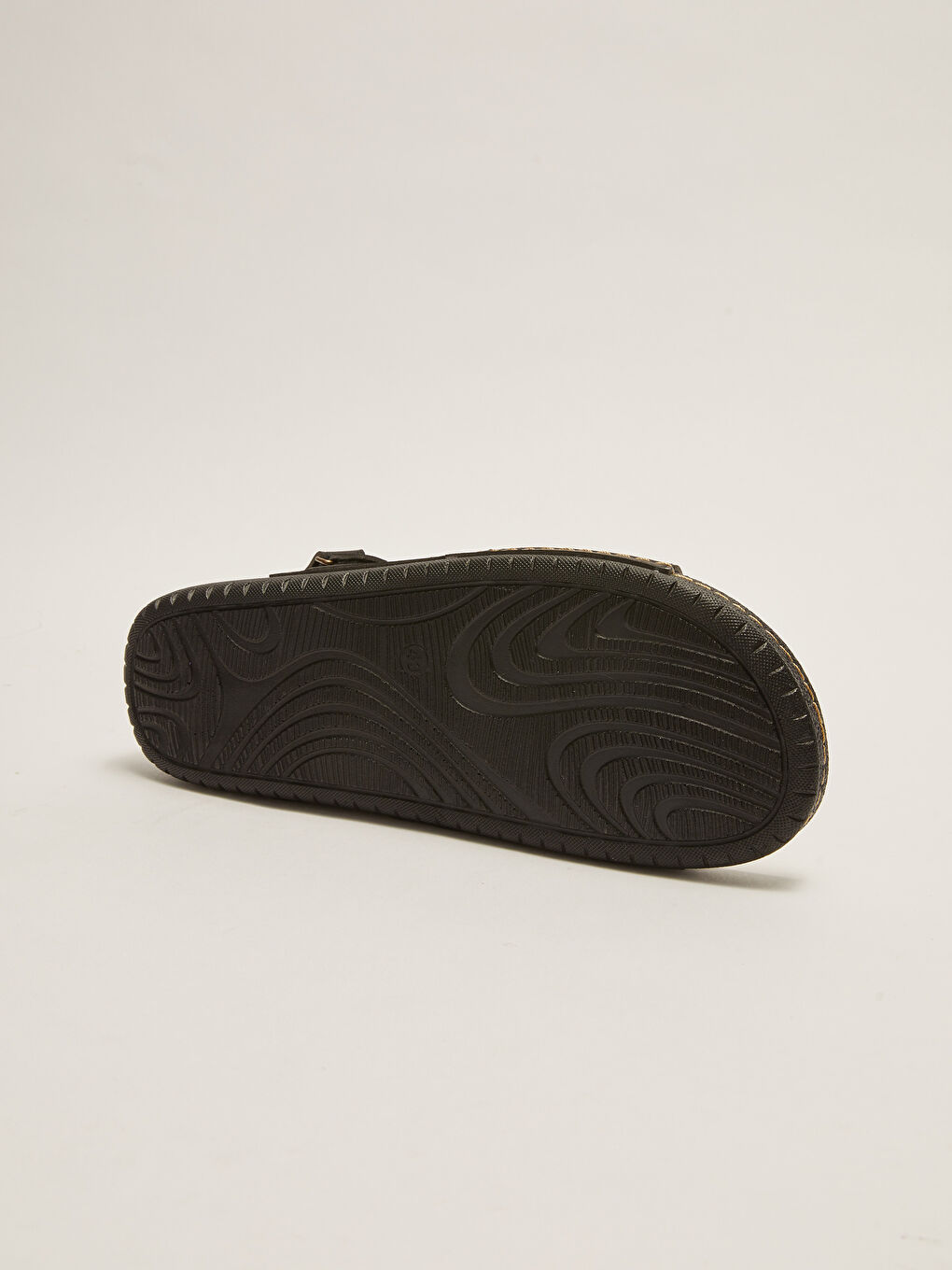 Faux Leather Hook and Loop Men's Sandal-3