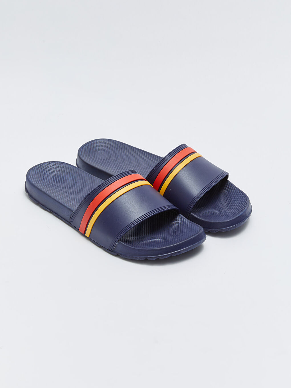Color Block Single Band Men's Slippers