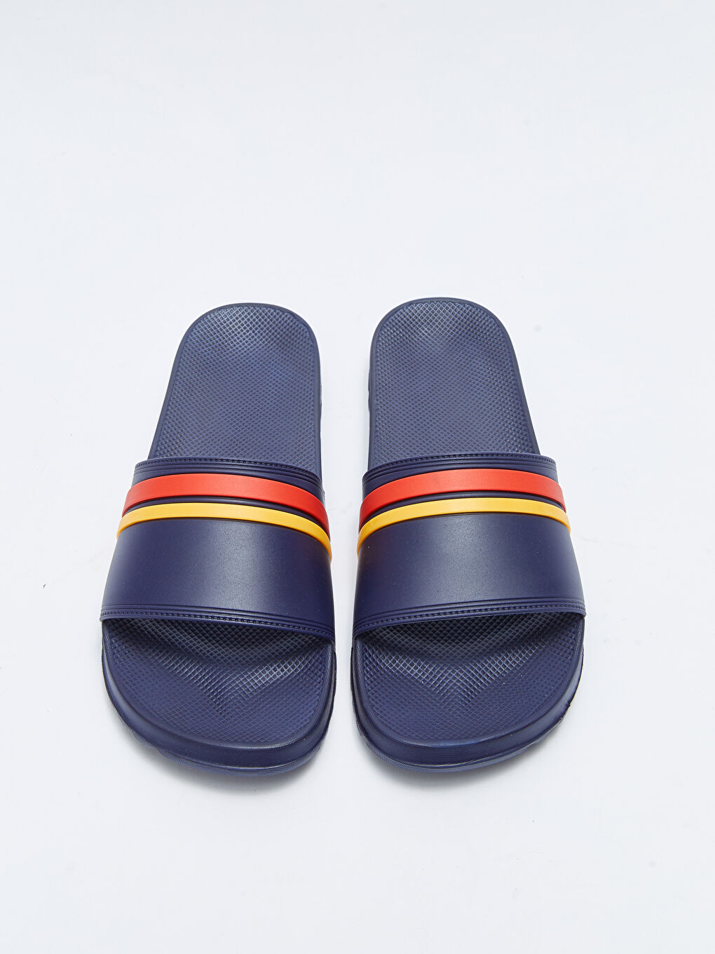 Color Block Single Band Men's Slippers-2