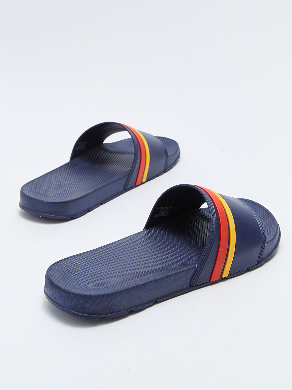 Color Block Single Band Men's Slippers-4