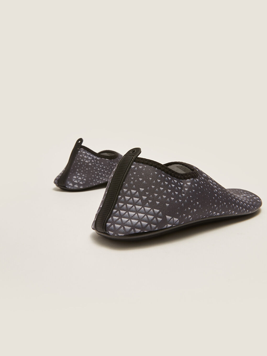 Siyah Baskılı Erkek Deniz Ayakkabısı-4