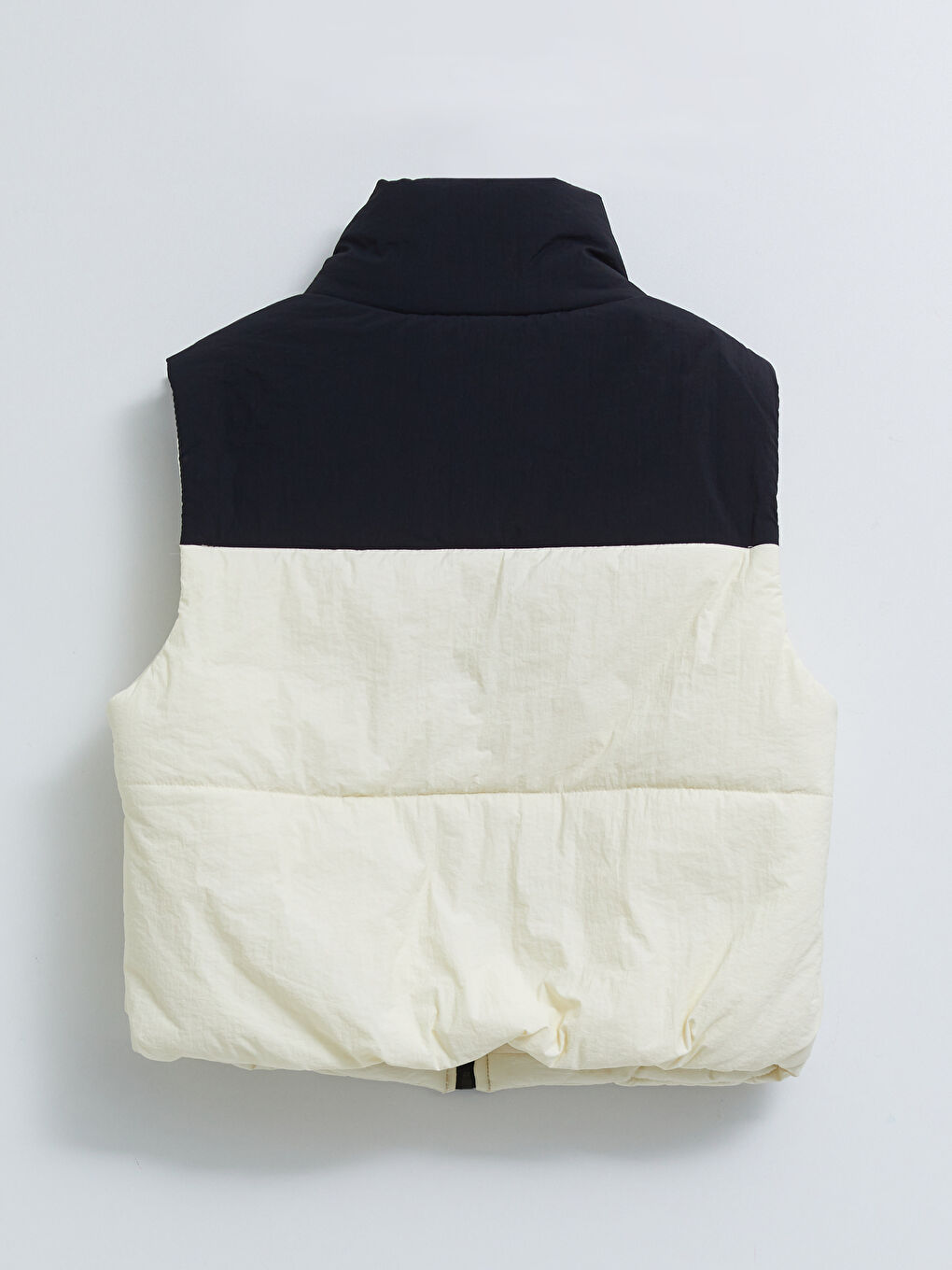 XSIDE Grandad Collar Color Block Women's Vest -S2DS43Z8-RYS