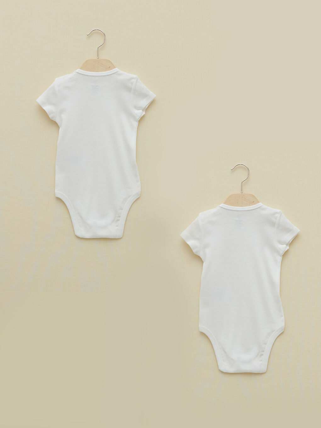 Crew Neck Short Sleeve Baby Boy Snap Snap Bodysuit 2 Pack-1