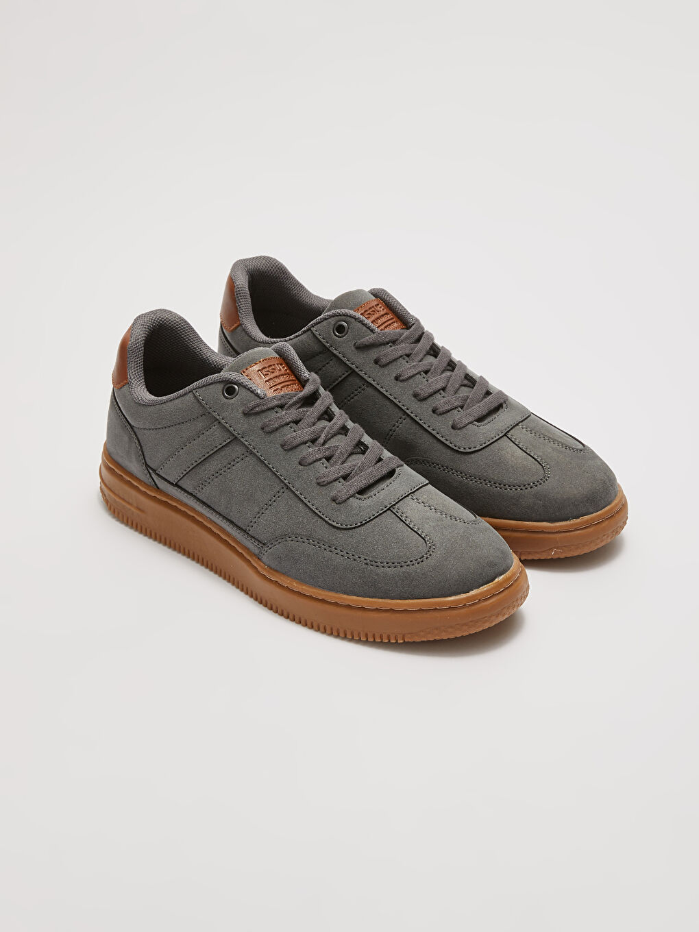 Gri Bağcıklı Erkek Spor Ayakkabı