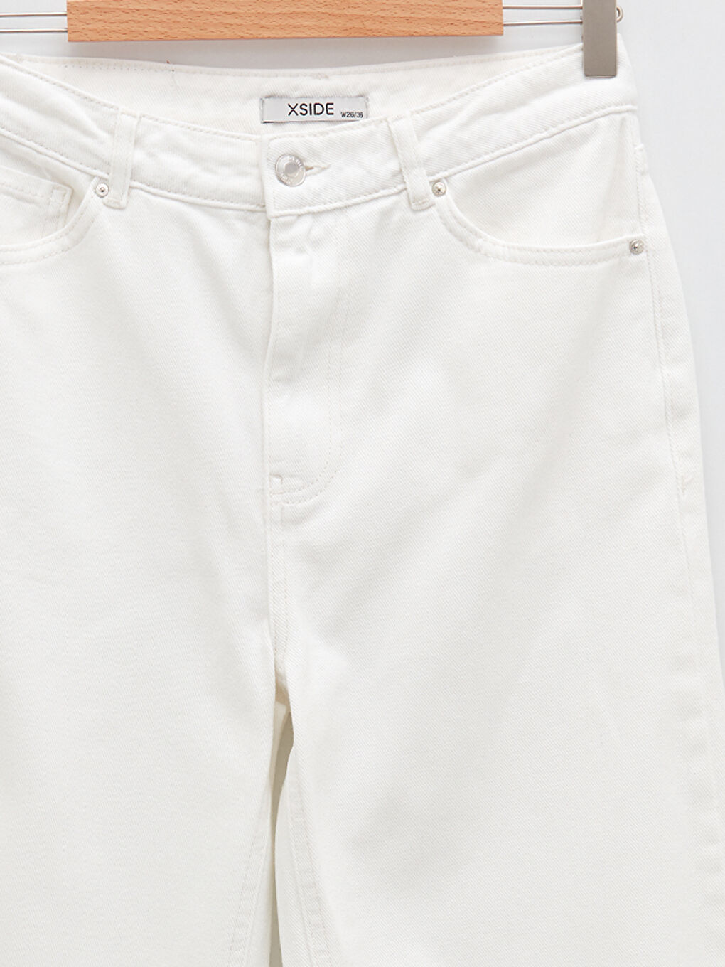 Blugi de Damă Confortabili Croi Drept cu Buzunare Detaliate-7