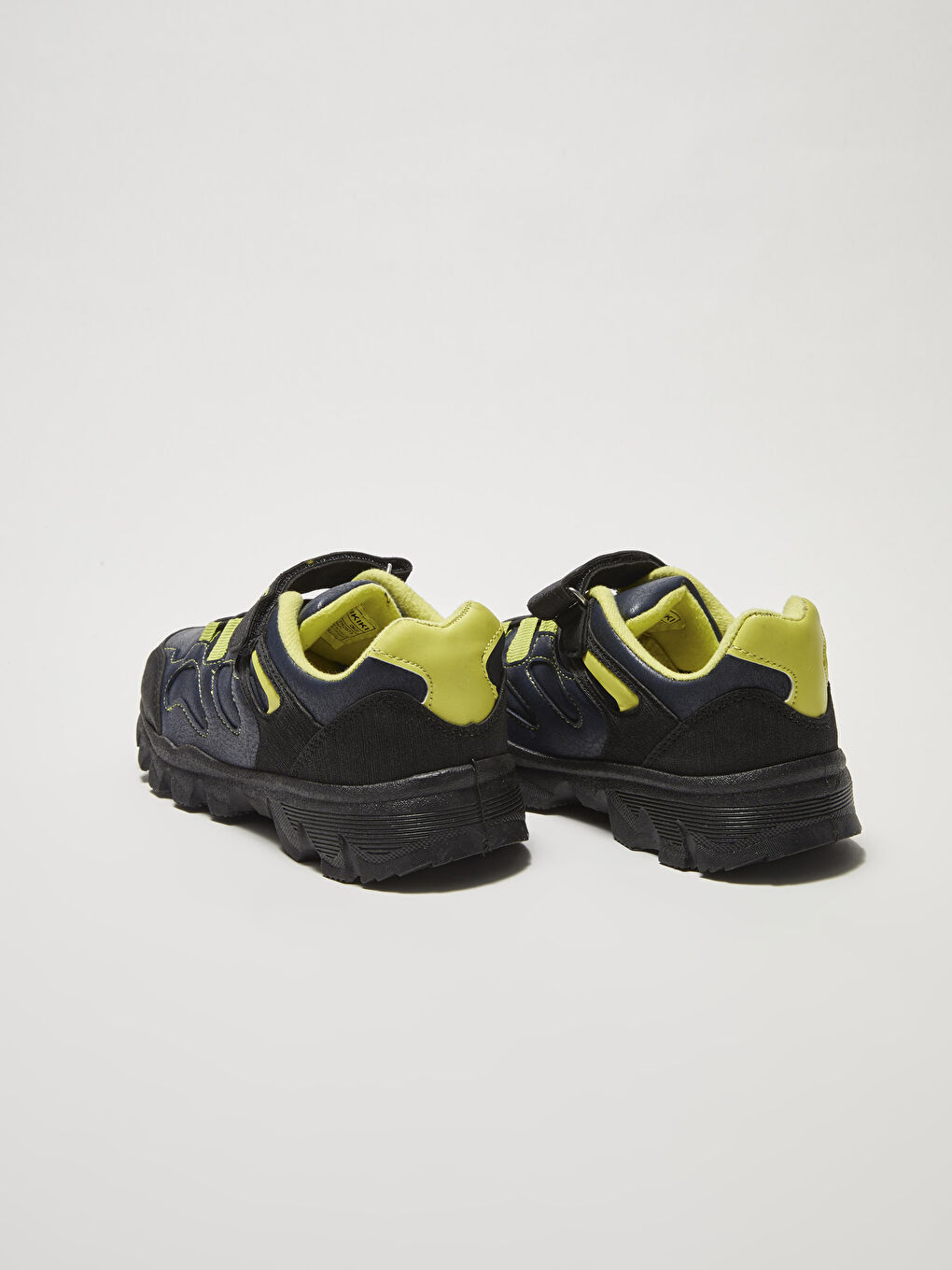 Lacivert Renk Bloklu Bağcık ve Cırt Cırtlı Erkek Çocuk Trekking Ayakkabı-3