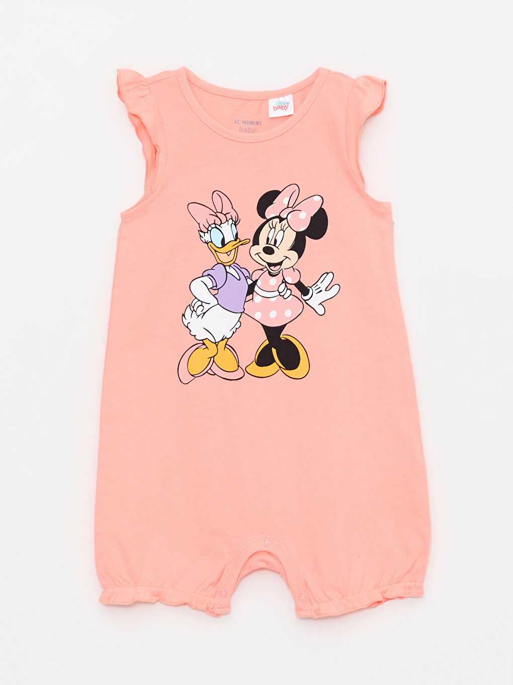 Crew Neck Disney Printed Cotton Baby Girl Rompers 2 Pack -S2DS86Z1-LQA