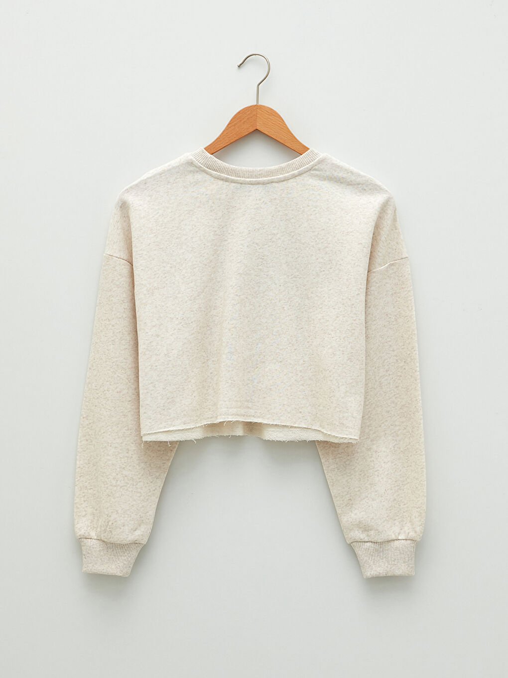 Crew Neck Printed Long Sleeve Women's Sweatshirt-6