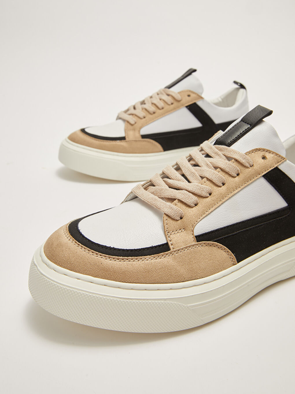 Кроссовки с цветовым блоком, шнуровкой и толстой подошвой для мужчин-5