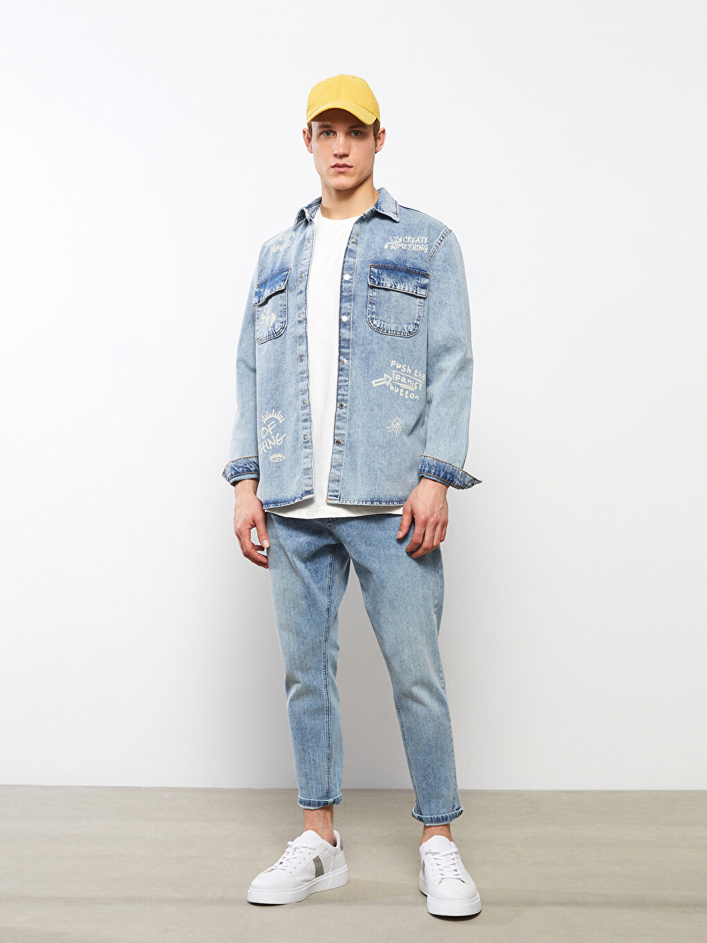 LCW Jeans Jakna od teksasa standardnog kroja za muškarce -S2DT46Z8-311