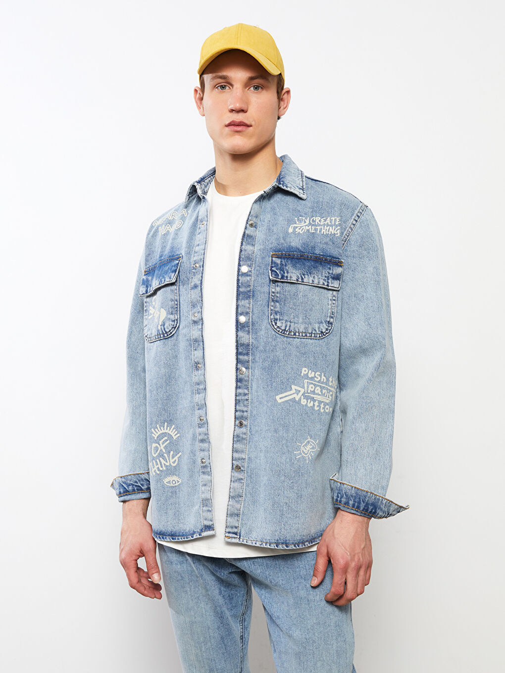 LCW Jeans Jakna od teksasa standardnog kroja za muškarce -S2DT46Z8-311