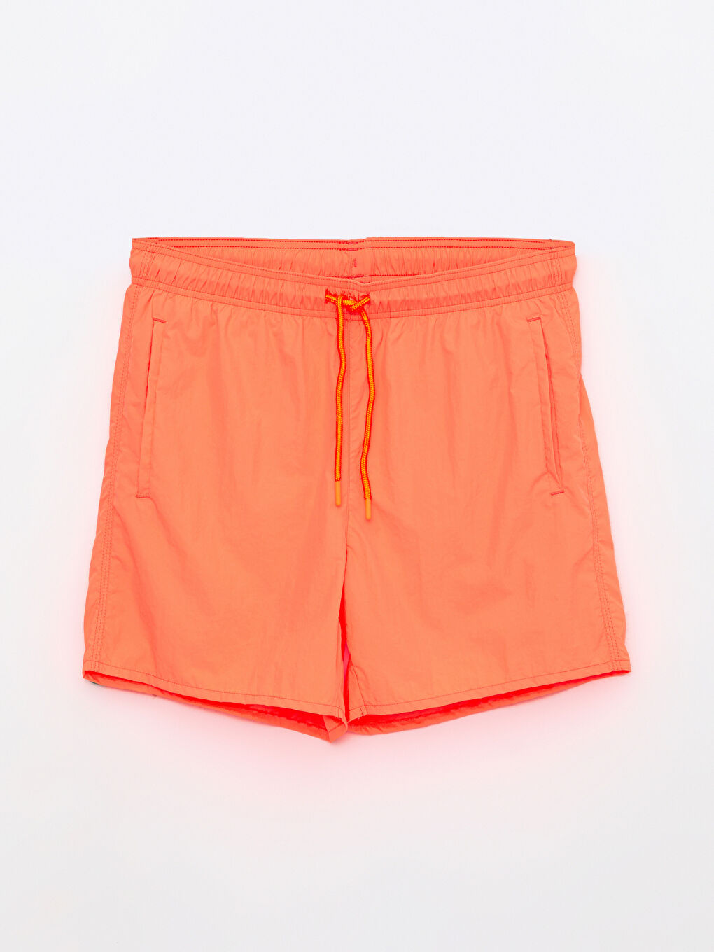 LCW SWIMWEAR Neon Turuncu Kısa Boy Basic Erkek Deniz Şortu - 5