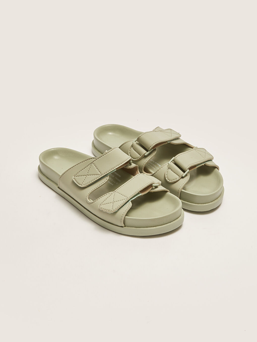 LC Waikiki Double Strap Velcro Women's Slipper -S2DT81Z8-RSU