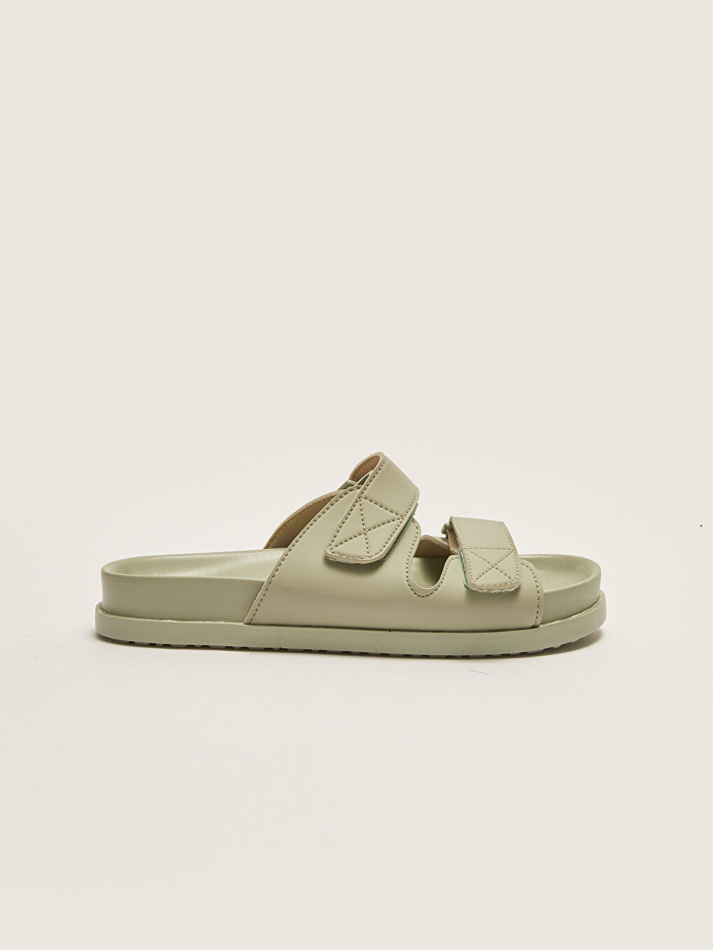 LC Waikiki Double Strap Velcro Women's Slipper -S2DT81Z8-RSU