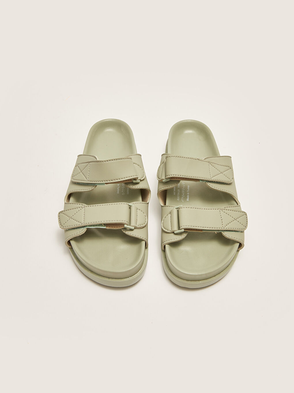 LC Waikiki Double Strap Velcro Women's Slipper -S2DT81Z8-RSU
