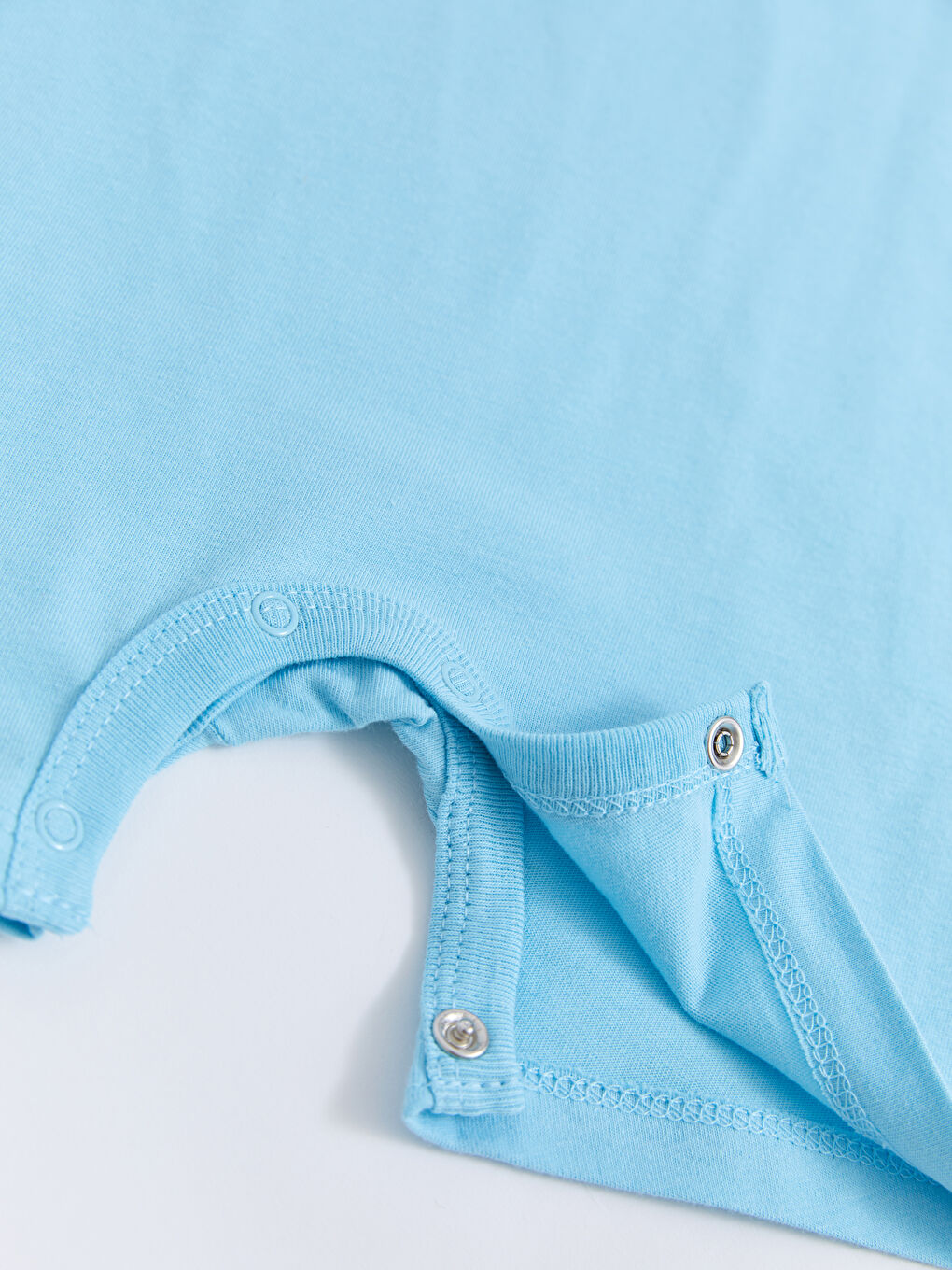 Crew Neck Short Sleeve Printed Cotton Baby Boys' Jumpsuit-2