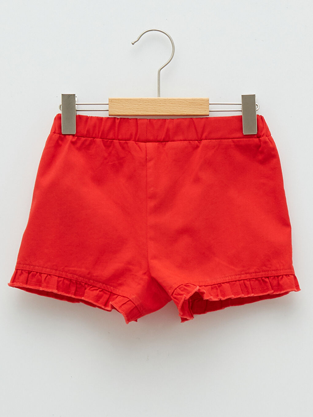 Elastic Waist Basic Baby Girls' Shorts-1