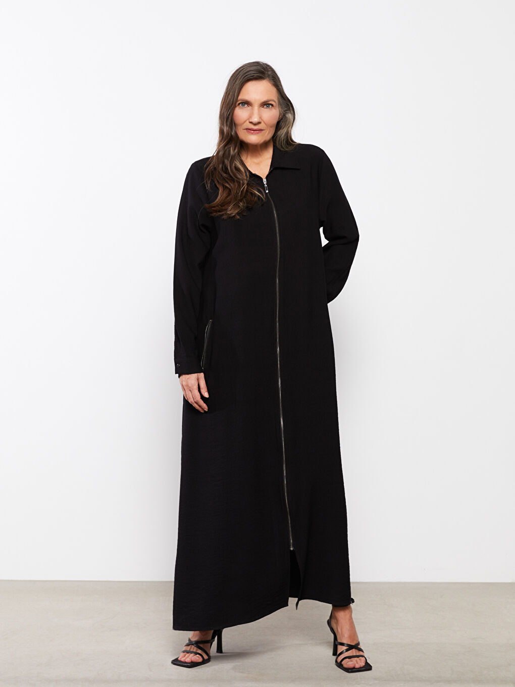 عەبایەی یەخەی کراس بۆ ژنان-2