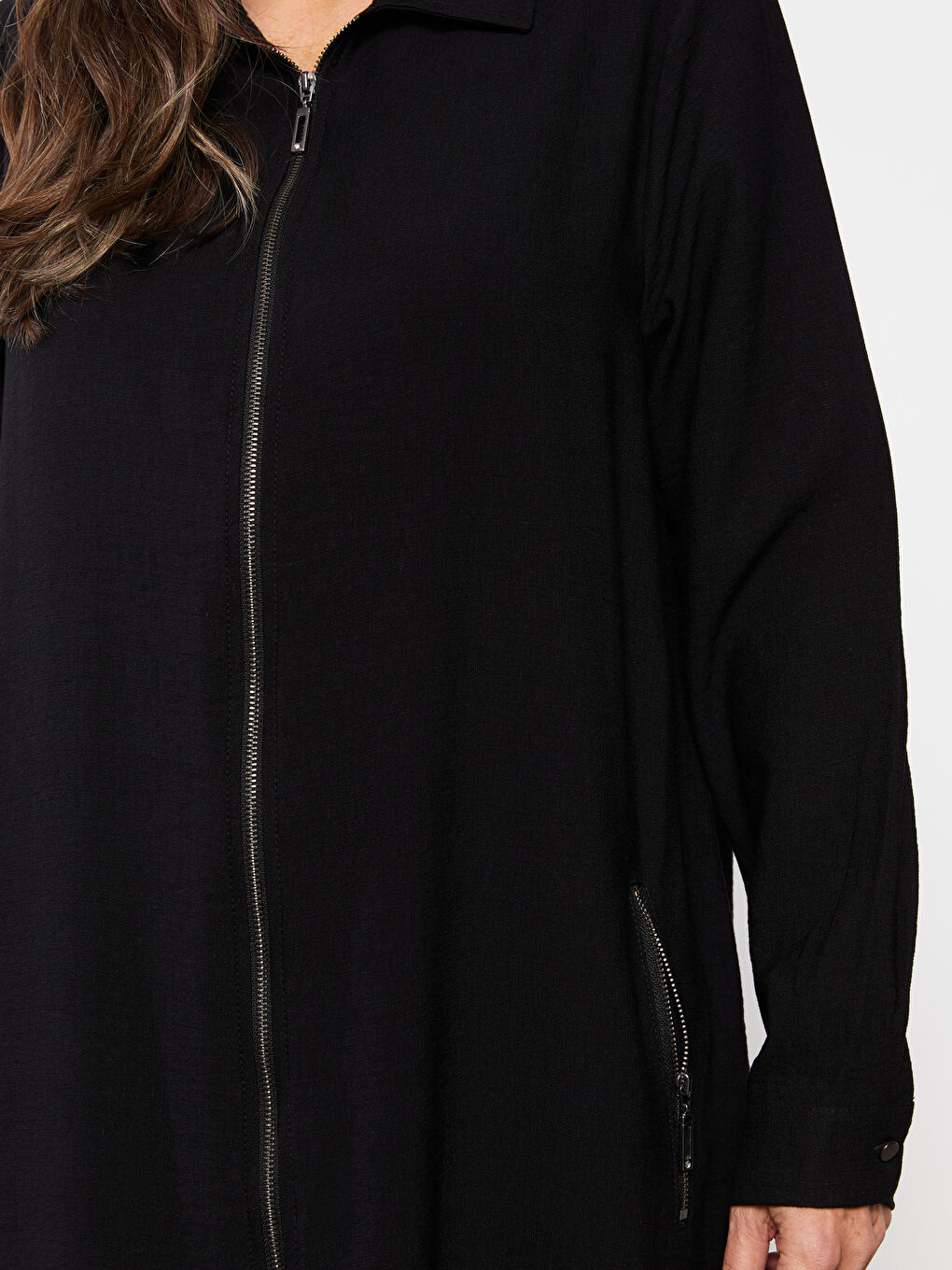 عەبایەی یەخەی کراس بۆ ژنان-3