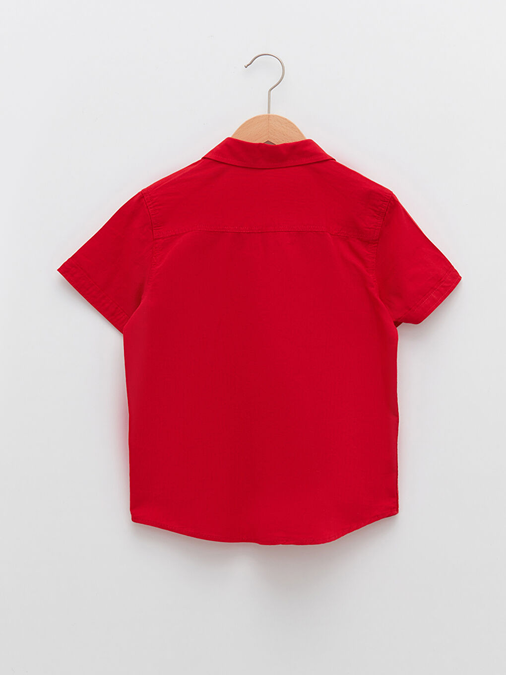 Chemise Basique à Manches Courtes en Popeline pour Garçon-2