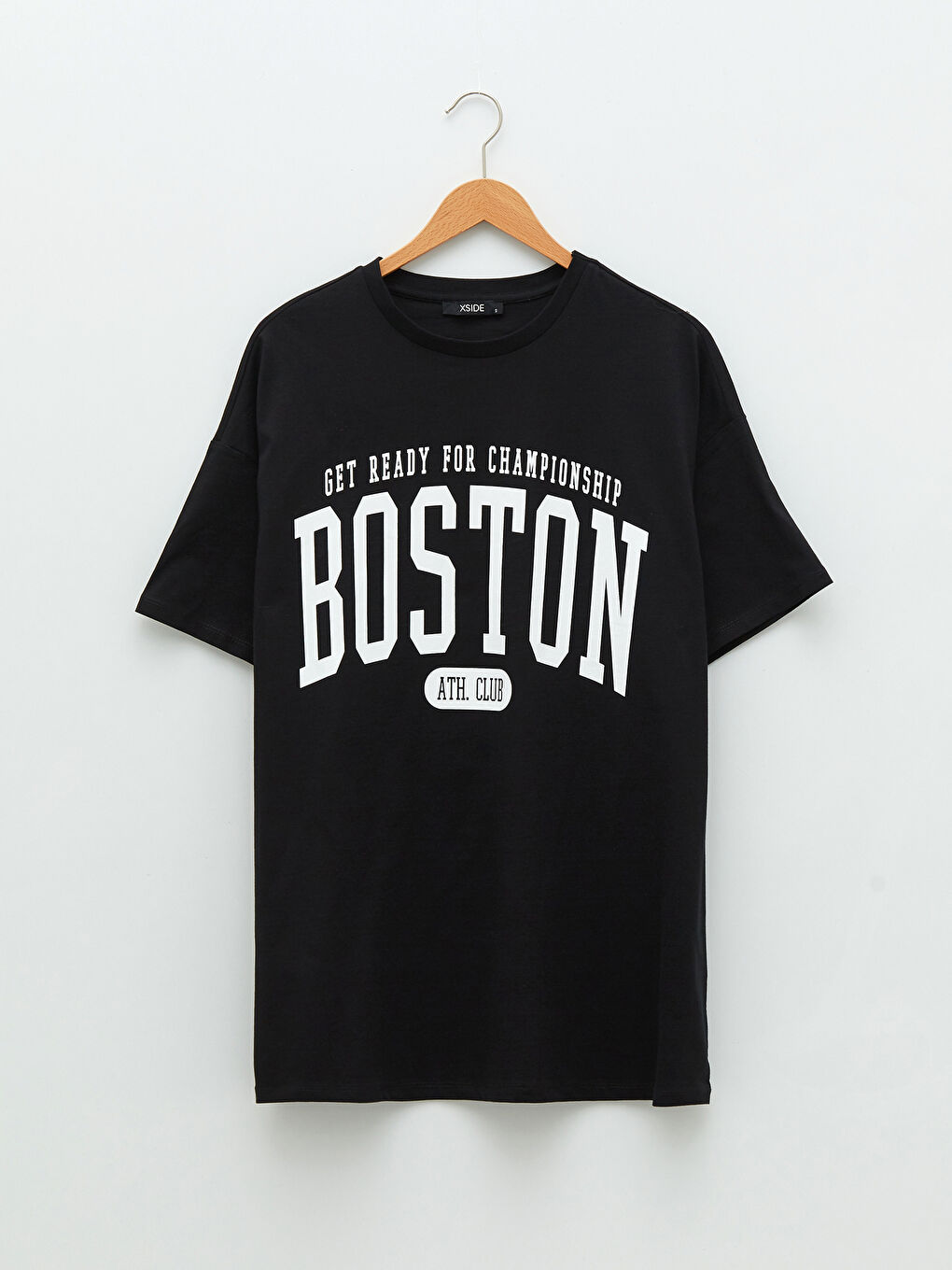 Crew Neck Printed Short Sleeve Oversized Cotton Women's T-Shirt-7