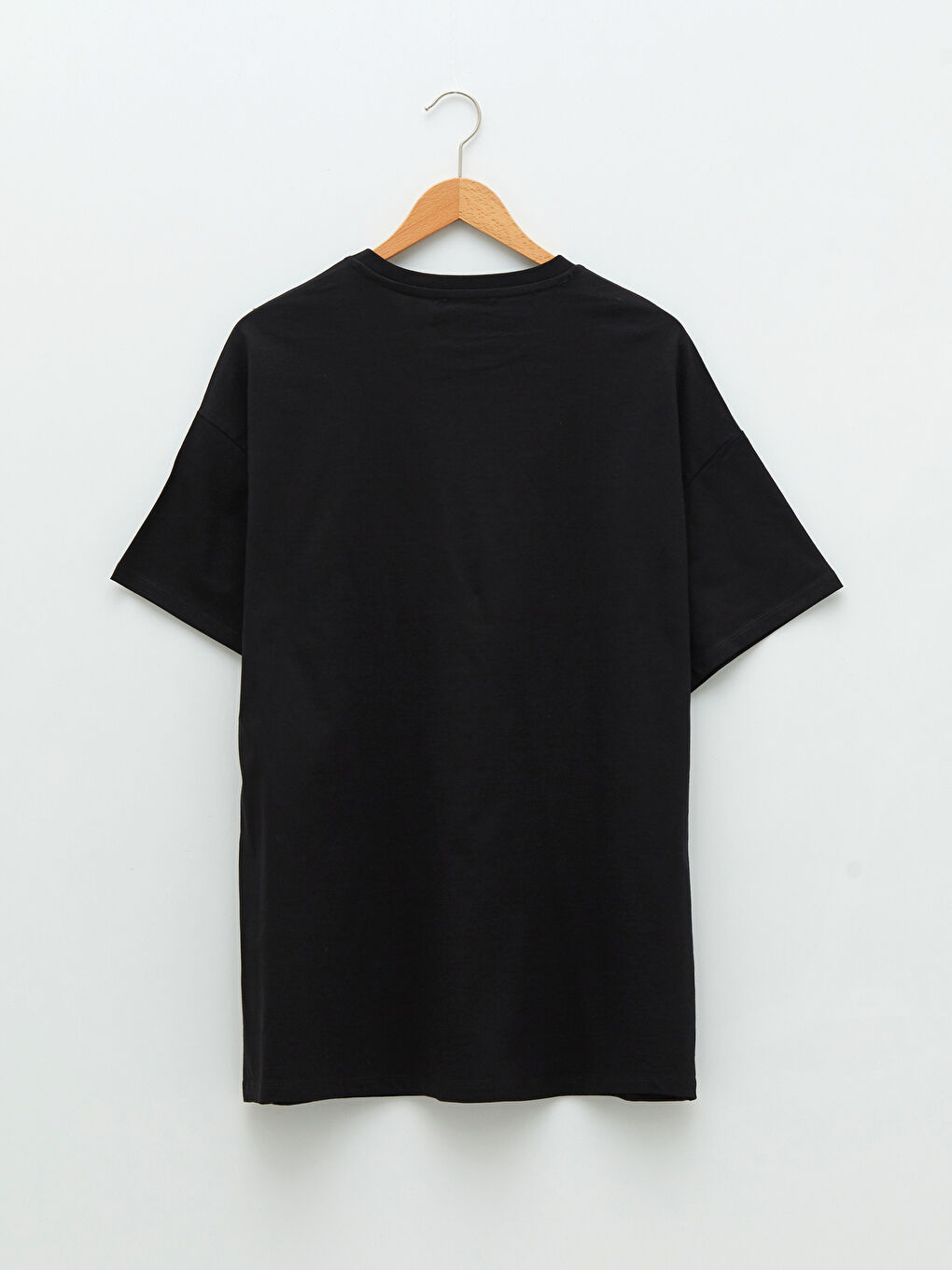 Crew Neck Printed Short Sleeve Oversized Cotton Women's T-Shirt-8