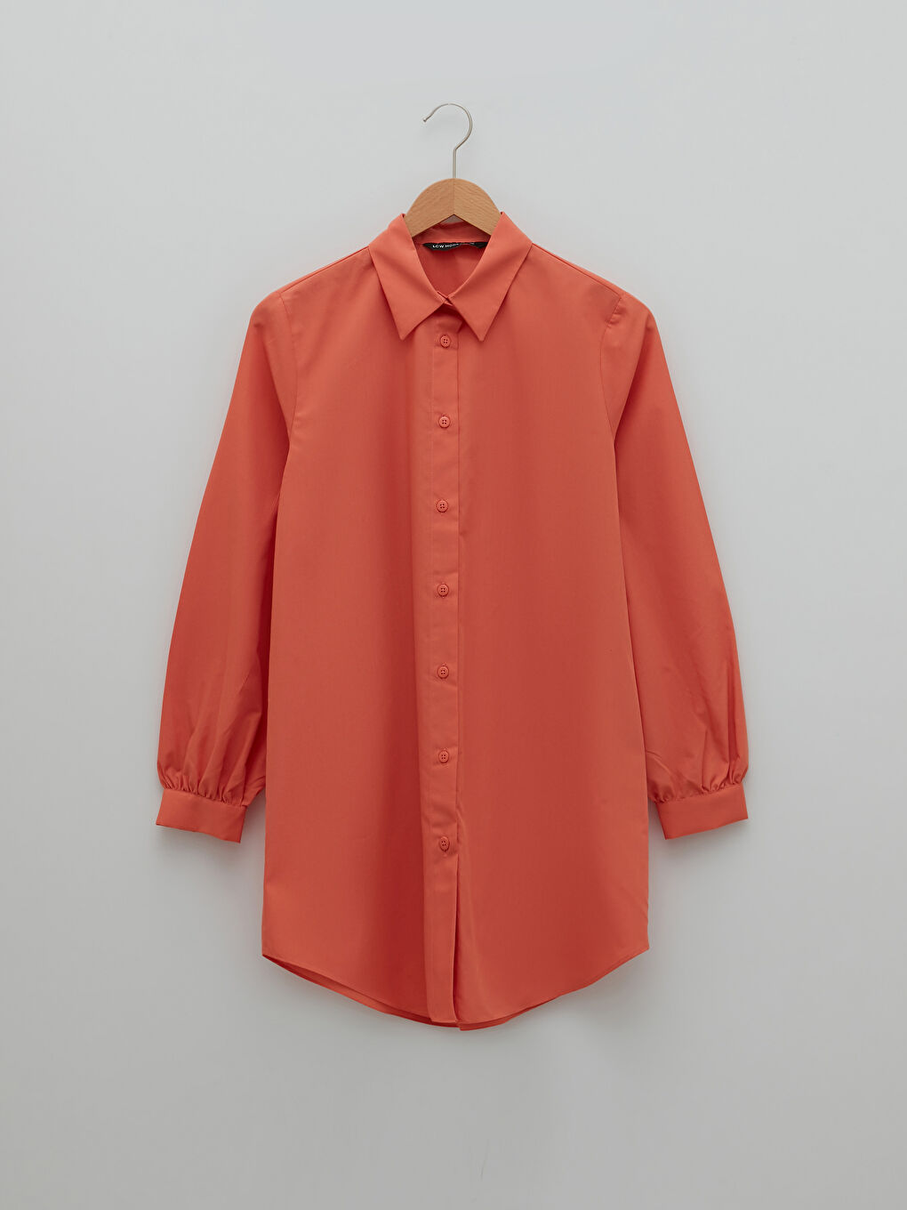 Plain Poplin Women's Shirt Tunic-7