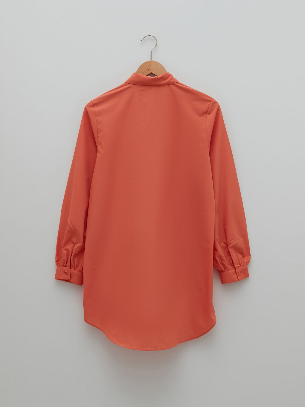 Plain Poplin Women's Shirt Tunic-8