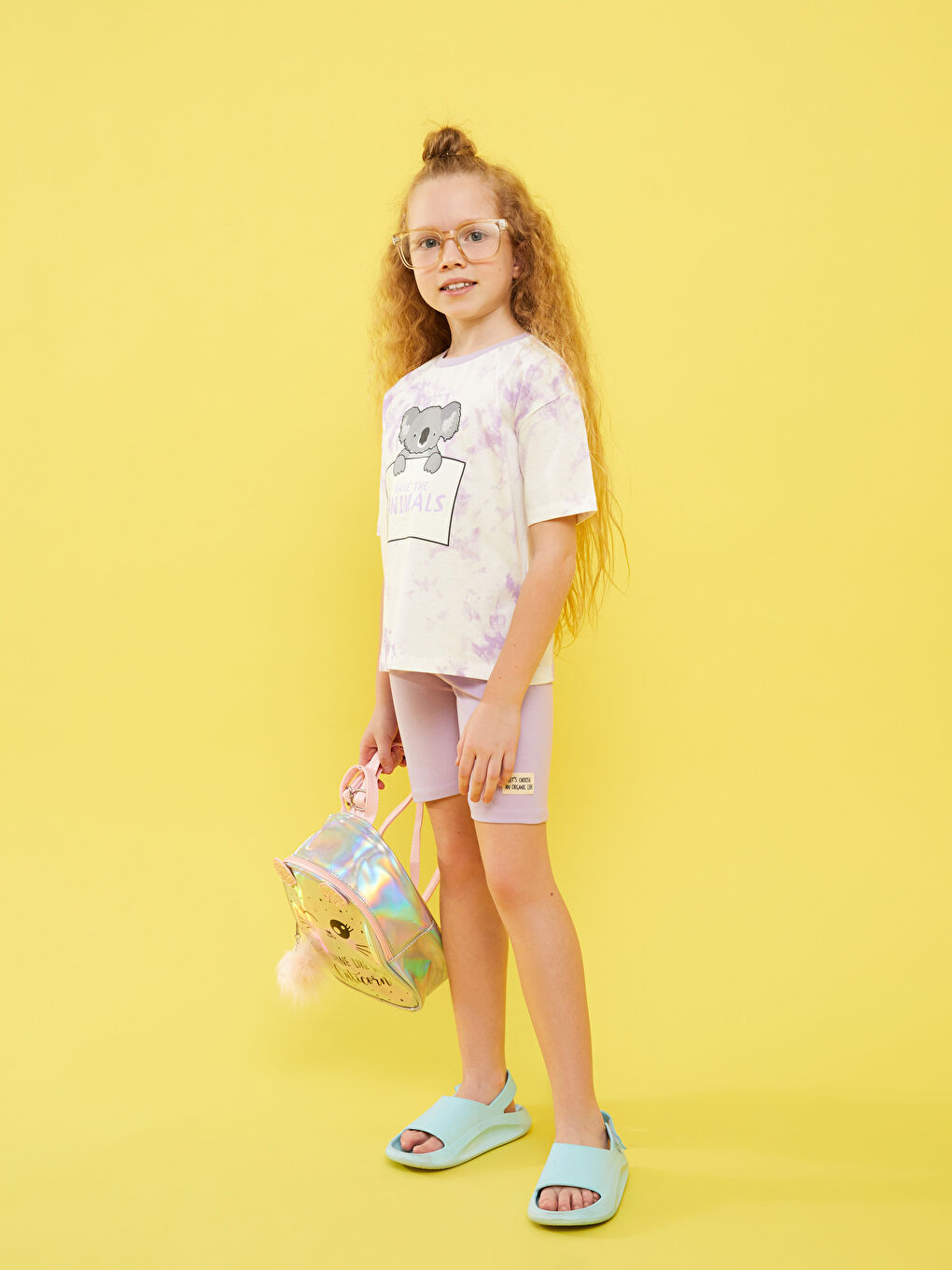 LCW Kids Elastic Waist Basic Cotton Girl Tights -S2DY49Z4-G3W