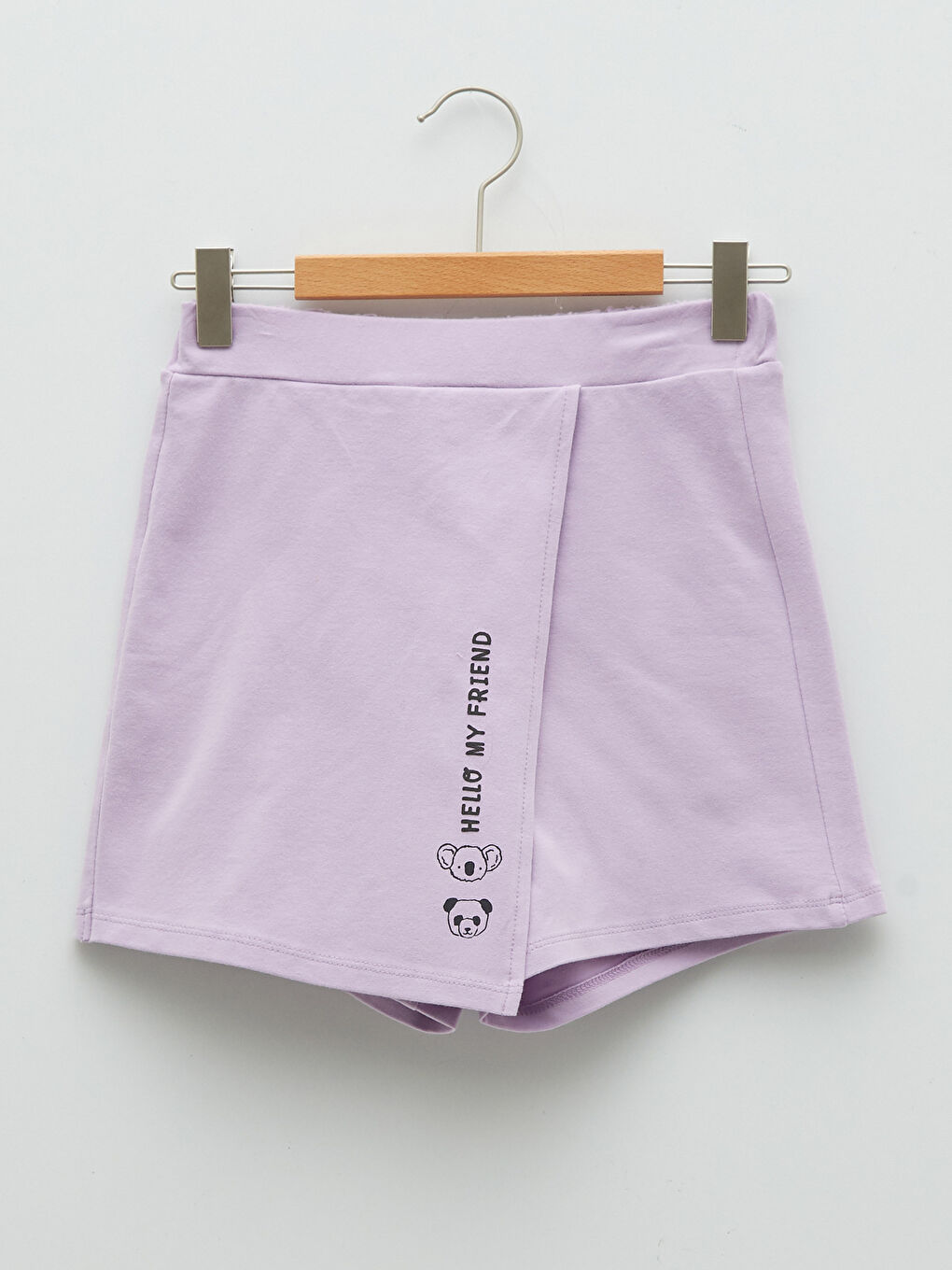 Jupe-Short Fille Imprimée à Taille Élastique