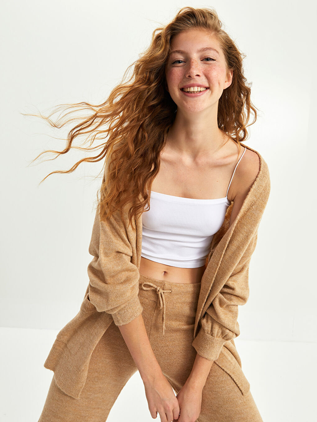 XSIDE Square Collar Plain Strappy Women's Crop Top -S2DY65Z8-KE8